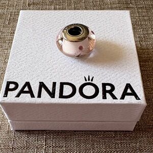 Pandora Murano Pink and Lavendar Charm